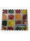 Упаковка мармеладных сердечек на меду 340 грамм