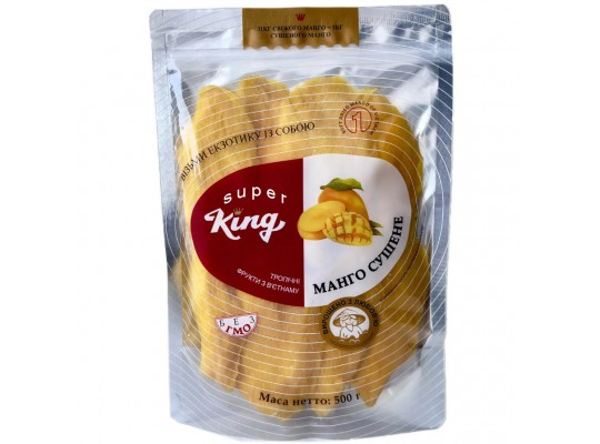 Манго натуральный сушеный Super King 500 грамм