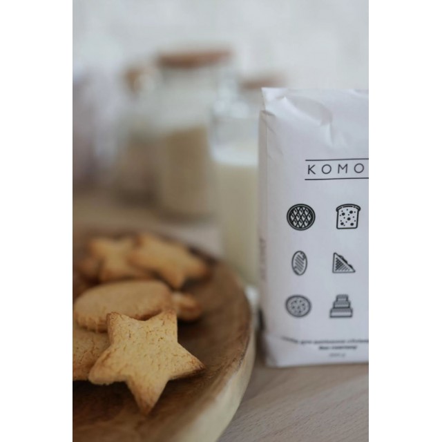 Смесь для выпечки "Универсальная" без глютена 500 грамм - Komora Смесь для выпечки "Универсальная" без глютена 500 грамм - Komora