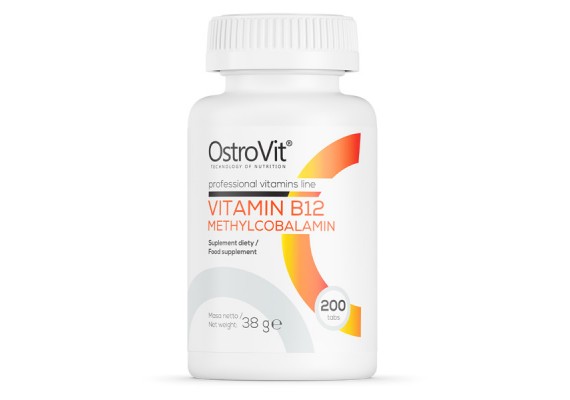 Вітамін B12 метилкобаламін 200 таблеток - OstroVit